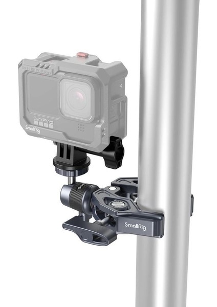 4102B Aksiyon Kameraları Için 360° Küresel Başlık Montajlı Süper Kelepçe indirimleri