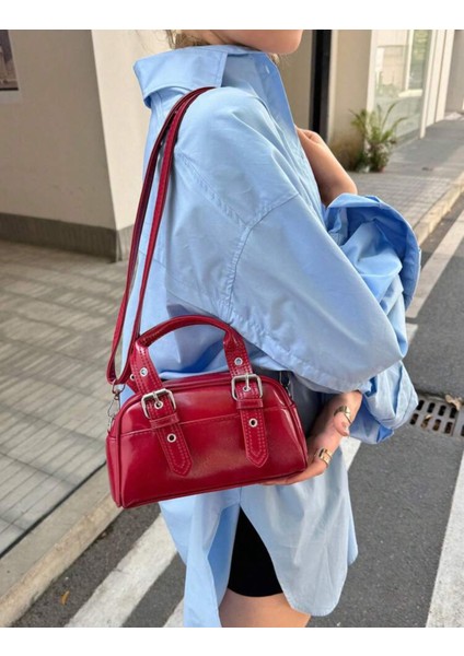 Lüks Silindir Günlük El ve Omuz Çantası fırsatları