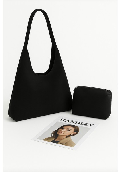 Lüks Suet Omuz Çantası Yavrulu – Tek Saplı Şık Tasarım