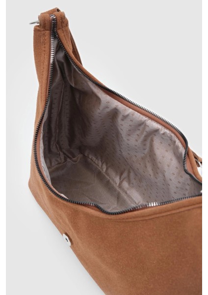 Bolanga Süet Vintage Omuz Çantası Taba fırsatları