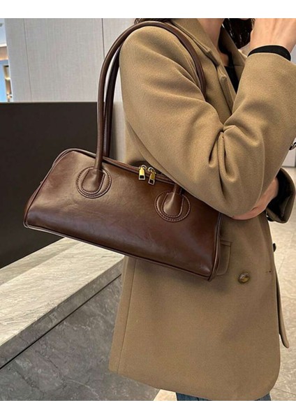 Retro Koltuk Altı Şık Baget Omuz Çantası fırsatları