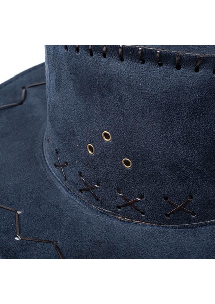 Kovboy Şapkası - Fötr Şapka - Lacivert - HG-200 modelleri