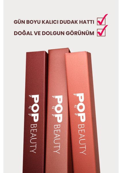 Soyulabilir Dudak Kalemi - Peel-Off Lip Tattoo, P03 indirimleri