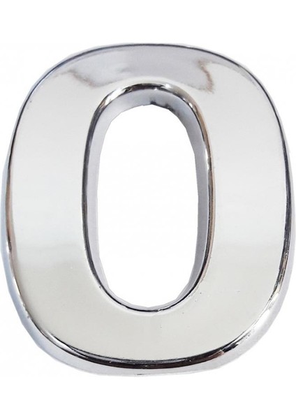 Cemax Krom Yapışkanlı 0 Rakamı 5 cm