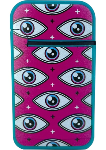 Cool Tasarım Jet Alev Çakmak - Pink Eyes
