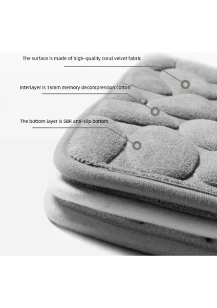 Memory Kaydırmaz Banyo Paspası Pembe modelleri