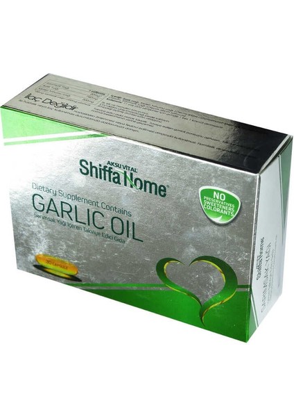 Shiffa Home Sarımsak Yağı Yumuşak 30 Kapsül modelleri