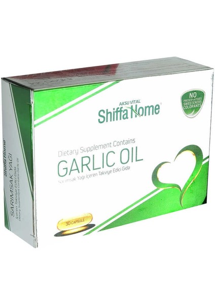 Shiffa Home Sarımsak Yağı Yumuşak 30 Kapsül fırsatları