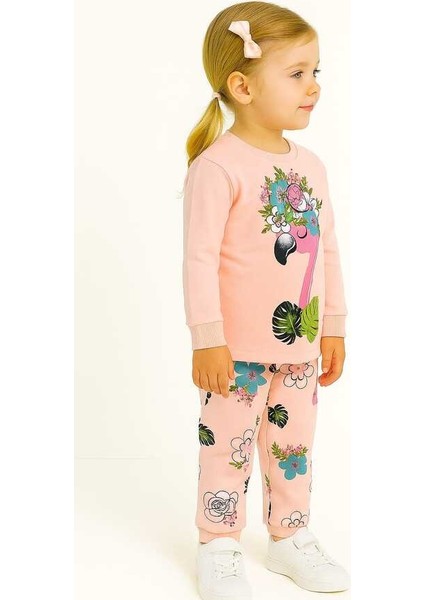 Ekru Flamingo 4-6 Yaş Çocuk Alt Üst Takım fiyatları