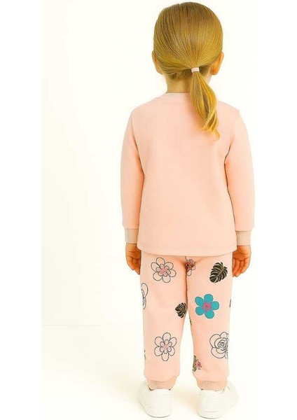 Ekru Flamingo 4-6 Yaş Çocuk Alt Üst Takım modelleri