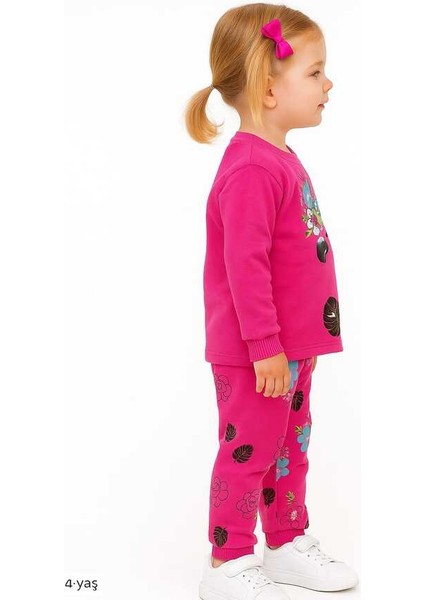 Pembe Flamingo 4-6 Yaş Çocuk Alt Üst Takım fiyatları