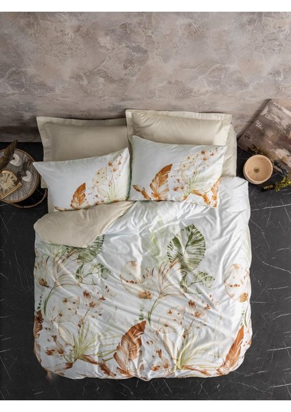 Çift Kişilik Saten Nev Takımı Luster Bej