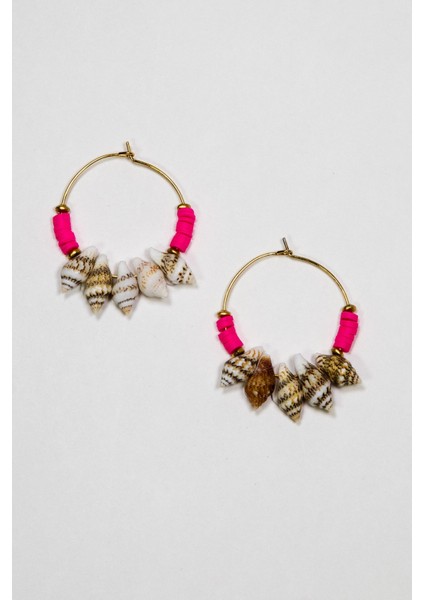 Deniz Kabuklu Etnik Otantik Küpe