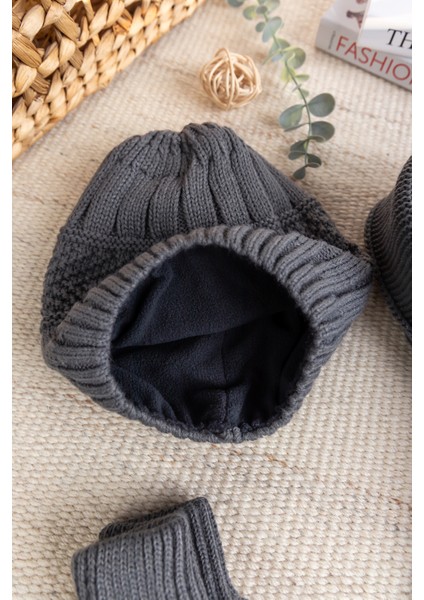 Garson Boy Erkek Çocuk 9-15 Yaş Lacivert Atkı Bere Eldiven Takımı modelleri