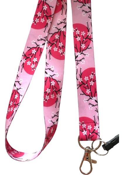 Japon Çiçeği Sakura Boyun Askı Ipi Telefon Askısı fırsatları
