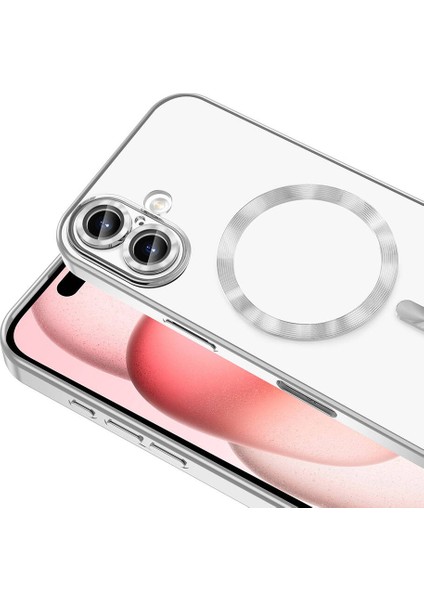 Apple iPhone 17 Için Magsafe ile Uyumlu Kılıf Kamera Lensli Korumalı Şeffaf Silikon Kapak modelleri