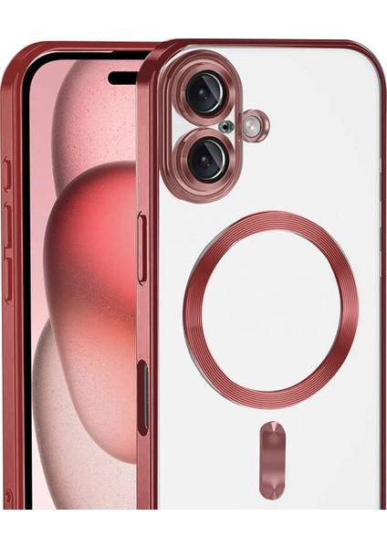 Apple iPhone 17 Için Magsafe ile Uyumlu Kılıf Kamera Lensli Korumalı Şeffaf Silikon Kapak fiyatları