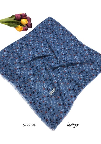 5709 Flamlı Pamuk Eşarp