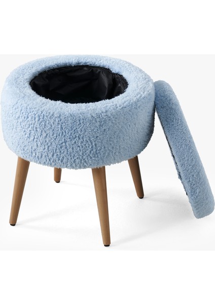 Teddy Bench ve Puff Seti Bebek Mavisi