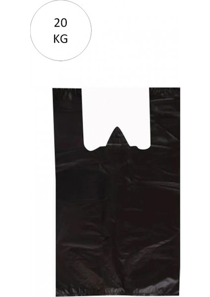 Siyah Atlet Poşet Jumbo Boy 50X90 cm Takriben 240 Adet 20 kg