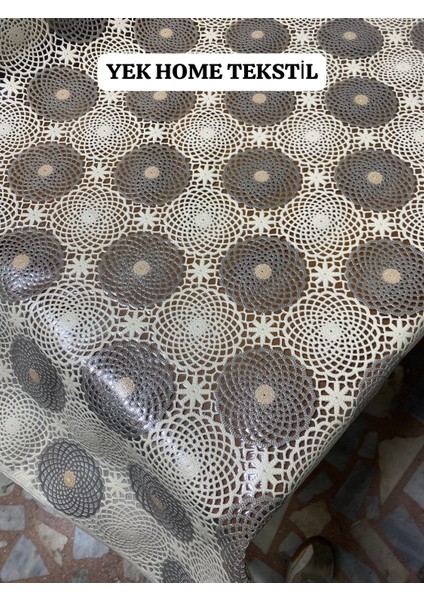 Hasır Lüx Çift Renk Pvc Kaplamalı Silinebilir Masa Örtüsü Su Geçirmez Şeffaf Muşamba Masa 137 cm fiyatları