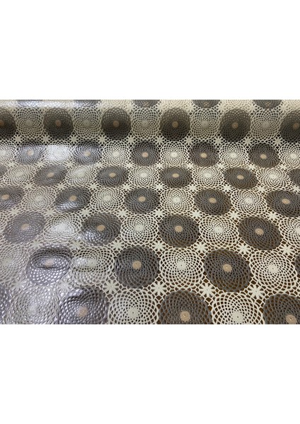 Hasır Lüx Çift Renk Pvc Kaplamalı Silinebilir Masa Örtüsü Su Geçirmez Şeffaf Muşamba Masa 137 cm