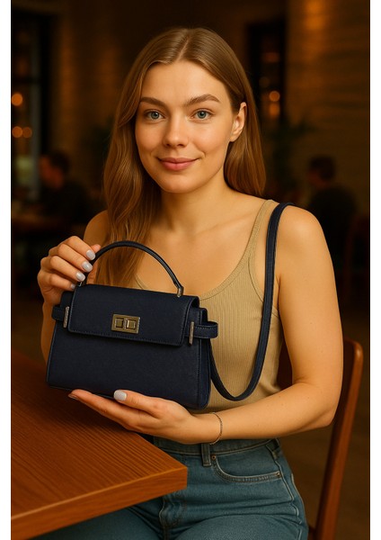 Lüks Kapaklı Şık Omuz ve El Çantası – Günlük & Klasik Kullanım fiyatları