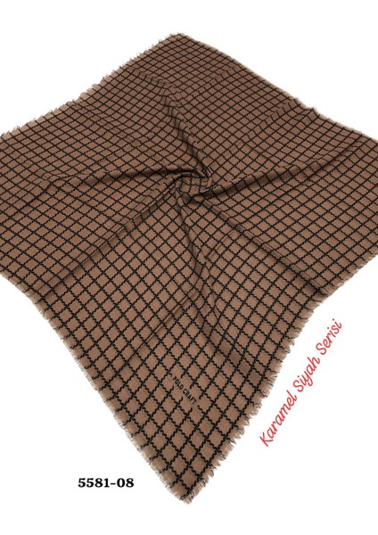 5581 Flamlı Pamuk Eşarp