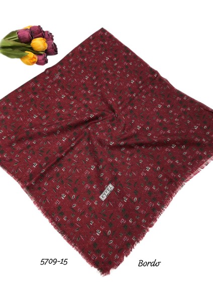 5709 Flamlı Pamuk Eşarp