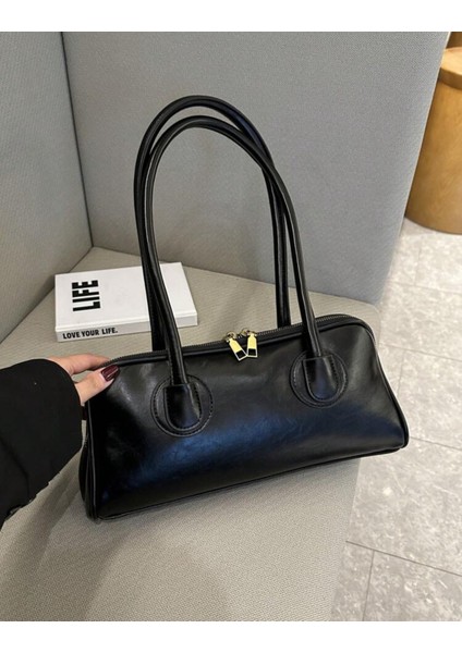 Retro Koltuk Altı Şık Baget Omuz Çantası modelleri