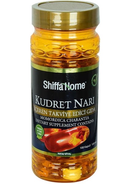 Shiffa Home Kudret Narı Yumuşak 1000 Mg x 100 Kapsül