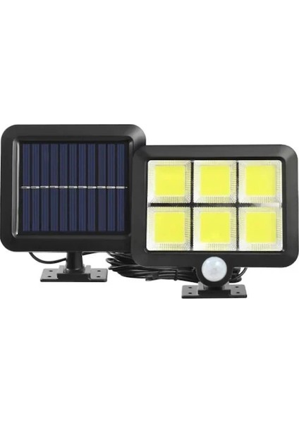 Güneş Enerjili 2'li Cob LED Projektör Lamba | Hareket Sensörlü | Su Geçirmez Dış Mekan Aydınlatma fiyatları