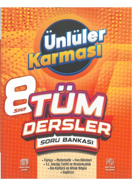 8. Sınıf Tüm Dersler Soru Bankası Yeni