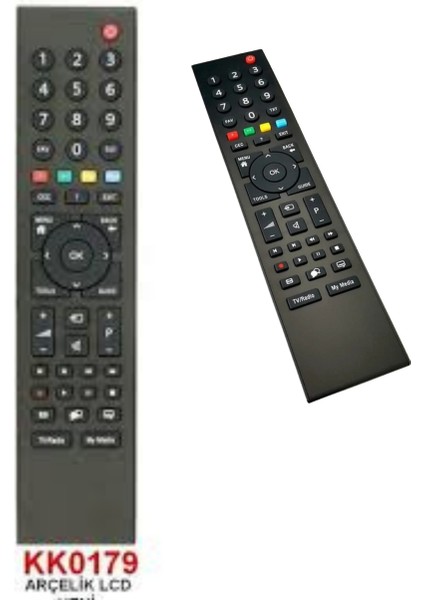 KK0179 Arçelik – Beko – Grundig Uyumlu Tv Kumandası modelleri