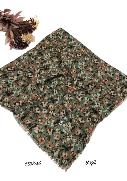 5598 Flamlı Pamuk Eşarp