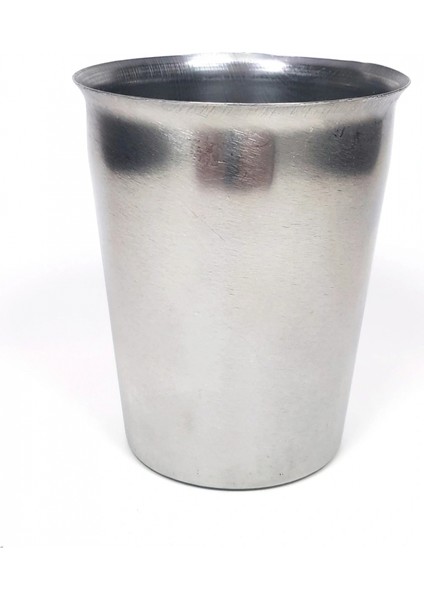 6 Adet Paslanmaz Çelik Krom Bardak 9 x 7,5 x 5,5cm modelleri