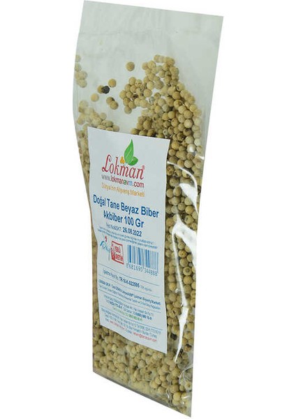Doğal Tane Akbiber Beyaz Biber Beyaz Karabiber 100 gr Paket modelleri