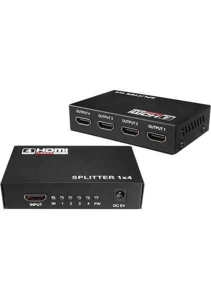 G-538G 1.4V 1080P 3D 4 Portlu HDMI Splitter Dağıtıcı modelleri