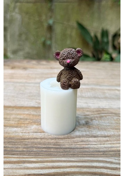 Tüylü Ayı Mini Silikon Mum Kalıbı modelleri