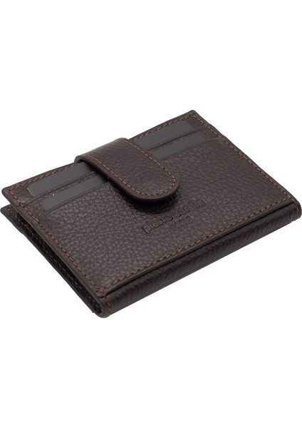 Kahve Unisex Deri Kartlık 0107K6C