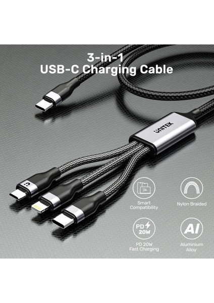 Unitek 3ın1 1.5mt (C14101BK-1.5M) fırsatları