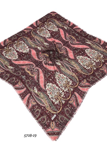 5708 Flamlı Pamuk Eşarp