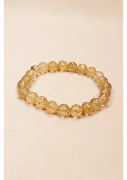 Sitrin Doğal Taş Bileklik Kutulu