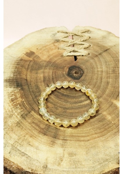 Sitrin Doğal Taş Bileklik Kutulu fiyatları