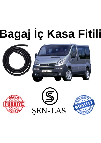 Opel Vivaro (2003-2013) Şen-Las Bagaj Fitili ŞL38704