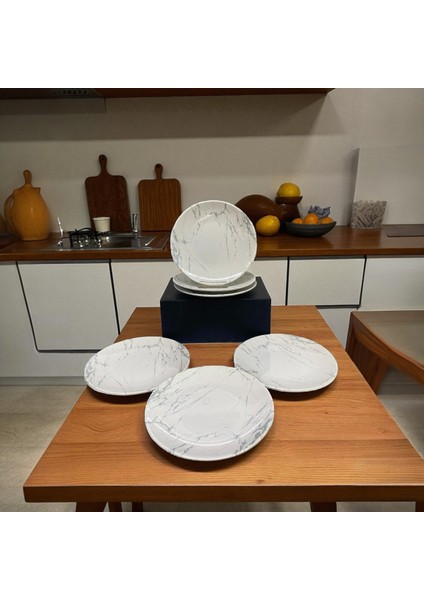 Mermer Pasta Tabağı 21 cm 6 Adet fiyatları