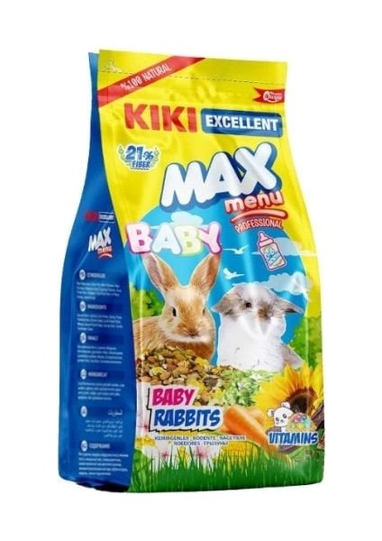 Kiki Excellent Max Menu Yavru Tavşan Yemi 500 gr