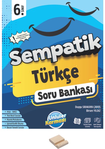 6. Sınıf Sempatik Türkçe Soru Bankası + Telefon Standı
