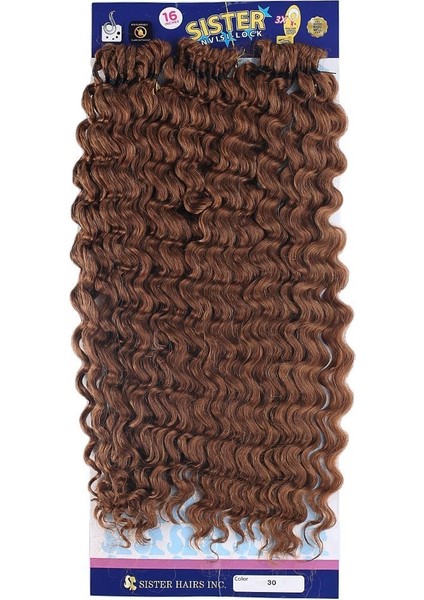 Afro Dalgası Saç / Bakır 30