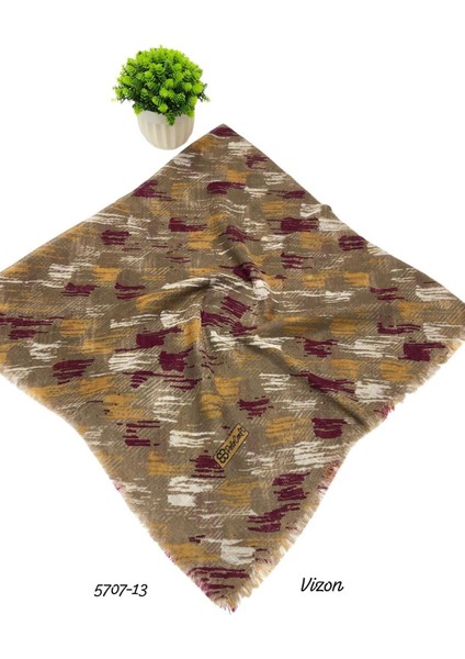 5707 Flamlı Pamuk Eşarp